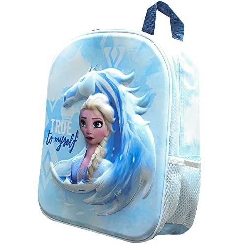 Skyline Mochila Escolar 3D, Frozen, Mochila Infantil para Niños, 25x31x10 CM, Mochila Poliéster+EVA, Material Escolar, Vuelta al Cole, Ideal para Niños