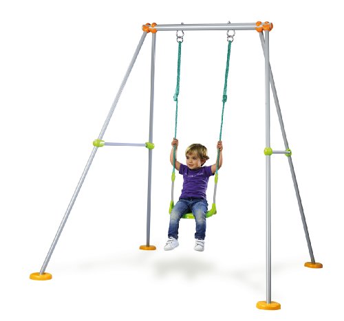 Smoby-310191 Columpio Metal 180 cm, Multicolor, (310191)