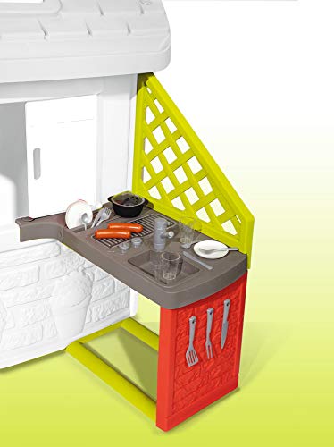 Smoby-Cocina exterior para Jura Lodge II (810901) Accesorio casita, color rojo , color/modelo surtido