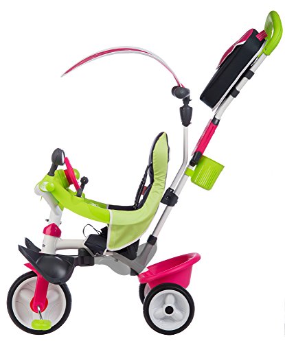 Smoby- Triciclo Baby Driver, Color rosa (741201)