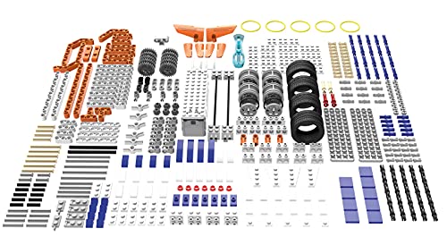 SPC Apitor SuperBot, robot educativo STEAM,  18 robots prediseñados y más de 400 piezas para crear construcciones propias, control remoto mediante app, compatibilidad con resto de plataformas