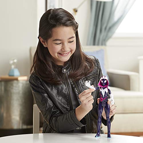 Spiderman Figura Titan Ghost Spider Deluxe, Multicolor (Hasbro E87305X0)