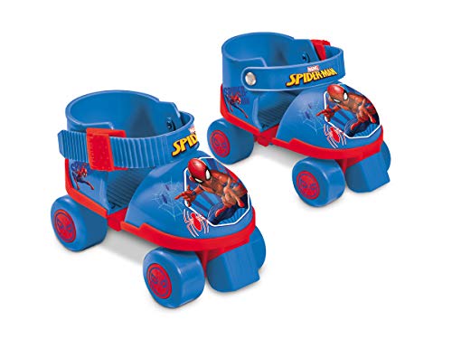 Spiderman Spiderman-18390 Spider-Man Set de Patines Infantiles con Protecciones, Talla 22 a 29, Multicolor, 40 x 40 x 40 cm (Mondo 18390)