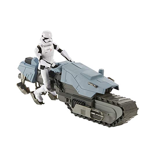 Star Wars - Figura con vehículo Treadspeeders Primera Orden (Hasbro E3030EU4)