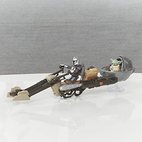 Star Wars- Mission Fleet Exp Mando Child Speeder (Hasbro E96805X0)