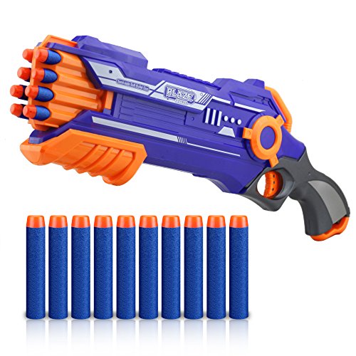 StillCool N-Strike Bala 200pcs 7.2cm Espuma Suave Dardos Recarga Bala Blasters para N-Strike Elite Serie niños Juguete Pistola Azul Oscuro.