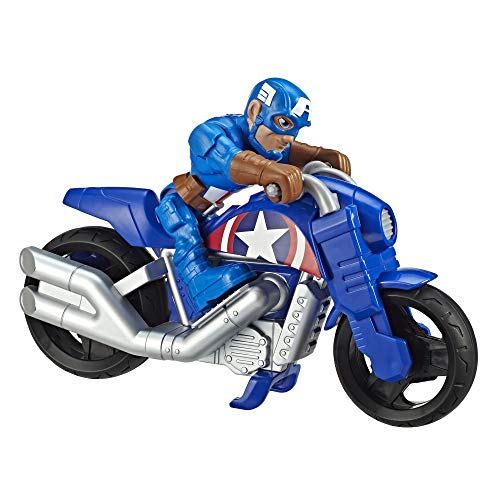 Super Hero Adventures-Capitán América y Moto De La Victoria (Hasbro E6262ES0)