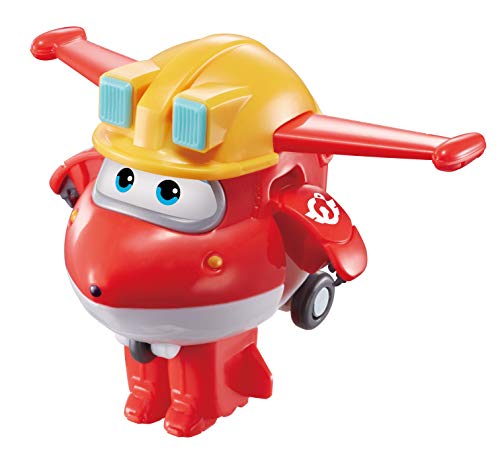 Super Wings EU720040E Transformabot Paquete de 4 | Build it Jett, Donnie, Scoop y Todd | Figuras de 2 Pulgadas