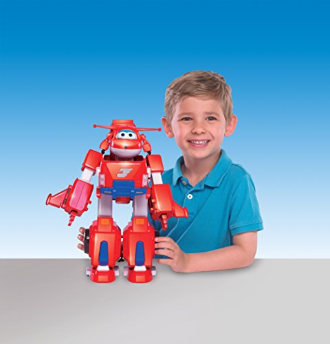 Super Wings EU720331 Transforming Fahrzeug inklusive Jett, Groß