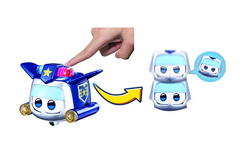 Super Wings Transformable - Robot transformable con Figura de Dibujo Animado para niños de 3 años y más EU750425