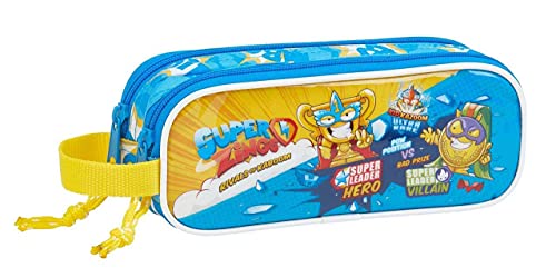 Super Zings Estuche portatodo Doble 2 Cremalleras Escolar