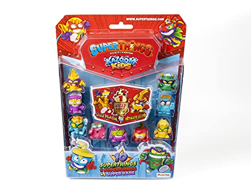 SUPERTHINGS Kazoom Kids – Blíster 10 SuperThings (Incluye 1 líder dorado)