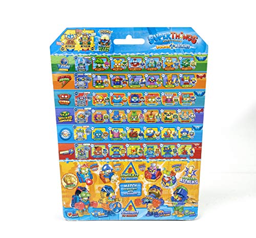 SuperThings - Power Machine - Blíster 10 Figuras, Contiene 9 SuperThings y 1 SuperThing Dorado, PST7B016IN00