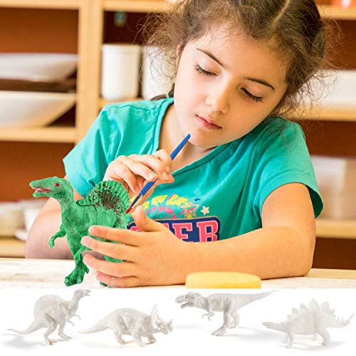 Tacobear Dinosaurio Pintar Juegos para Niños Dinosaurio Figuras para Pintar Manualidades Pintar Creativo DIY Dinosaurio Navidad Regalos Manualidades para Niños 3 4 5 6 7 8 9 años