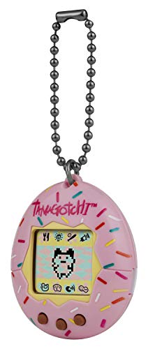 TAMAGOTCHI Original Sprinkle – Alimentar, cuidar, nutrir – Mascota Virtual con Cadena para Jugar sobre la Marcha, Color espolvorear (Bandai 42871)