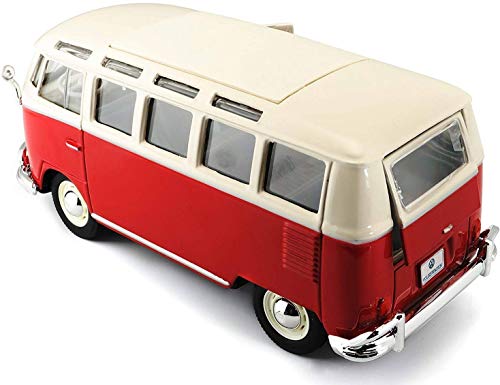 TAVITOYS, 1/24 Special Vw Samba blanco y rojo (31956W/R),