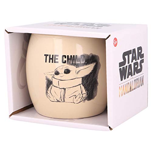 TAZA CERAMICA GLOBE 380 ML EN CAJA REGALO THE CHILD MANDALORIAN YOUNG ADULT