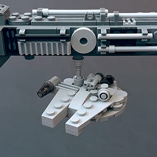 Technic EF76 Nebulon B Escort Fragata con micro Falcon, MBKE 1385pcs MOC-3475 Star Spaceship Building Block Kit, compatible con LEGO Star Wars UCS