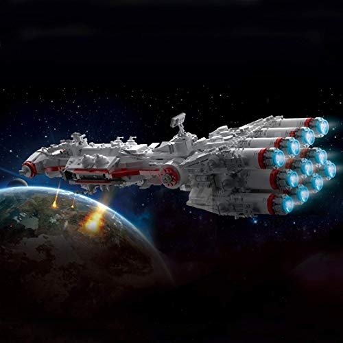 Technical Tantive IV Model, Mold King 21003, 2905 Piezas UCS Super Star Spaceship Building Set, Compatible con Lego Star Wars