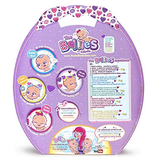 The Bellies Muak -Muak, Muñeco interactivo para niños y niñas de +2 años (Famosa 700014564)