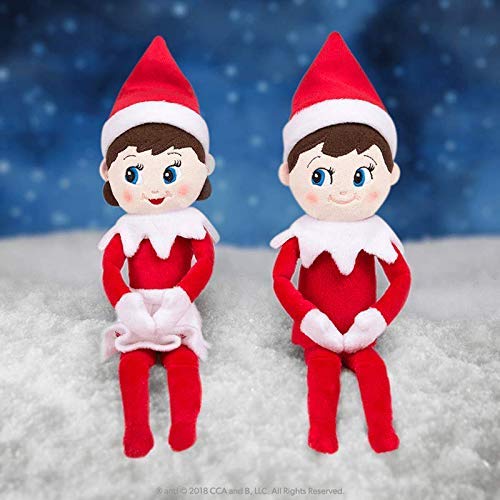 The Elf on the Shelf Elf On The Shelf The Plushee PAL® Snuggler-Girl Plushee PAL Snuggler Girl | Muñeca de Juguete de Figura Suave para niños y niñas