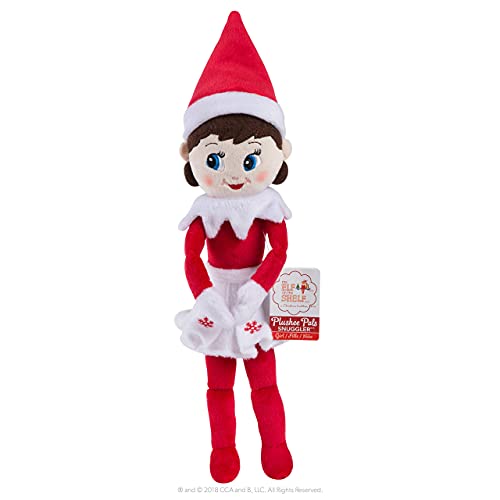 The Elf on the Shelf Elf On The Shelf The Plushee PAL® Snuggler-Girl Plushee PAL Snuggler Girl | Muñeca de Juguete de Figura Suave para niños y niñas