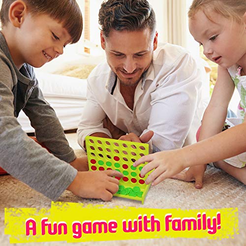 THE TWIDDLERS 24 Juego Cuatro en Raya, 8cm - Juguetes Mini Conecta 4 para Niños
