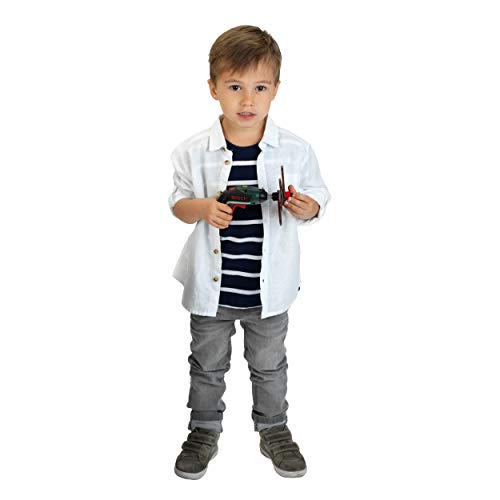 Theo Klein 8497 Set de construcción Multi-Tech con Ixolino Bosch, 107 piezas, Ixolino a pilas con luz y sonido, Medidas: 32 cm x 27 cm x 9.5 cm, Juguete para niños a partir de 3 años