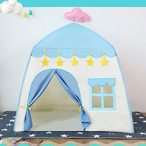 Tienda de campaña para niños con alfombra para niños y niñas, casa de juegos para interiores y exteriores, diseño de rayas blancas, decoración de sala de juegos TiPi Tepee