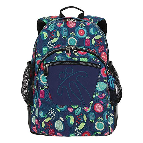 Totto MA04ECO029-1810N-6LU Mochila Escolar, Crayoles, Niña