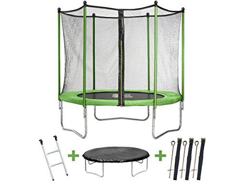 Trampolin Yoopi - Ø 3.05 m - escalera + red