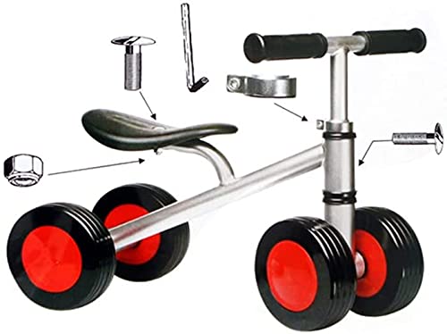 Triciclo Evolutivo Toral PRAMS BALANCE BICICLE, TRIGHT KIDS TRIKE TRIBLE 4 RUEDA LIGHT PASEO LIGHTE EN BICICLETE Walker Triciclo Bebé Infantil Gris Gris Envejecimiento de 12 meses a 2 años Formación d