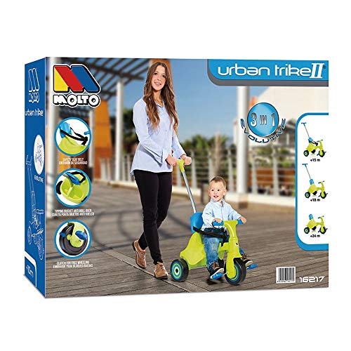 Triciclo Infantil Molto Urban Trike II City 3 en 1