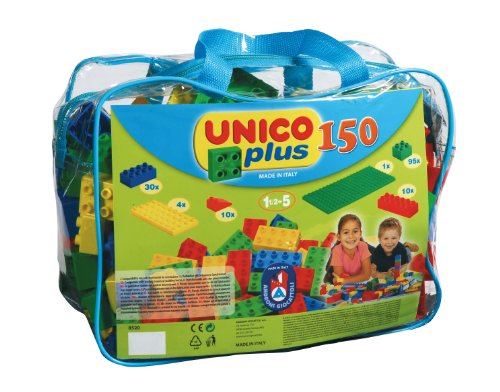 Unico Plus 8520 - Bolsa con bloques de construcción (150 piezas)