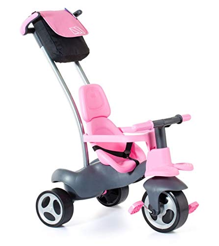 Urban Trike Soft Control Triciclo para Niños con 5 Formas de Ensamblar (Rosa)
