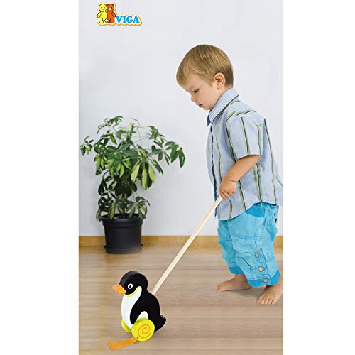 VIGA VIGA-50962 Juguete para Arrastrar Pingu (8293), Multicolor (50962)