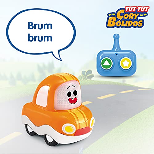 VTech Cory Bólidos Radio Control, vehículo Interactivo, Coche de Juguete para niños +12 Meses, versión ESP (3480-545922), Color