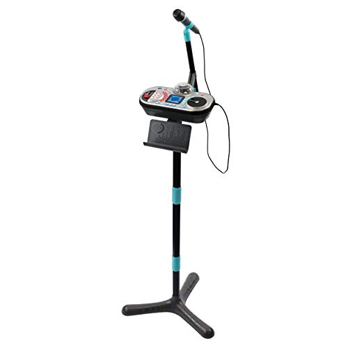VTech- Kidi Super Star DJ Studio Black Juguete de Karaoke, Color Negro (80-531774)