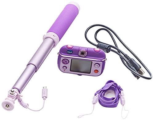 VTech- Kidizoom SelfieCam Cámara de Fotos, Color morado, única (3480-193722)