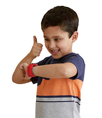 VTech - Kidizoom Smart Watch DX2, Reloj inteligente para niños, doble cámara de fotos, vídeos, juegos, color Rojo, Versión ESP (80-193827)