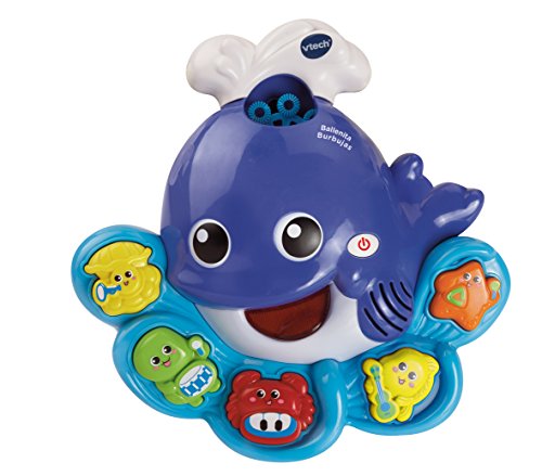 VTech VTech-80-146022 Ballenita, Juguete de baño para Hacer Burbujas de jabón, 30.5 x 24.1 x 11.9 (3480-146022)