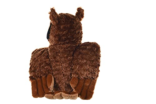 Wild Republic-12310 Peluche Búho Virginiano Cuddlekins, Color marrón (12310)