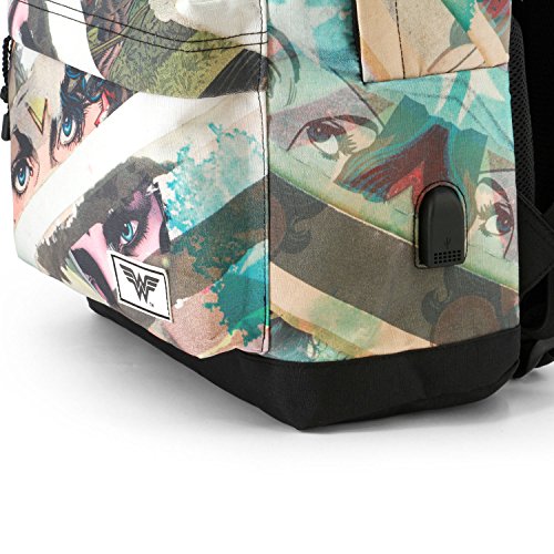 Wonder Woman KM-37571 2018 Mochila Infantil, 40 cm, Multicolor