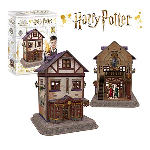 World Brands Tienda de Articulos de calidad de Quidditch de Harry Potter, Cubic Fun, puzle, rompecabezas, maquetas para montar, puzzles 3D, kit de construcción, multicolor DS1008H