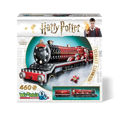 Wrebbit 3D-El Expresso de Hogwarts Harry Potter Puzzle 3D, Multicolor, 460 Piezas (W3D-1009)