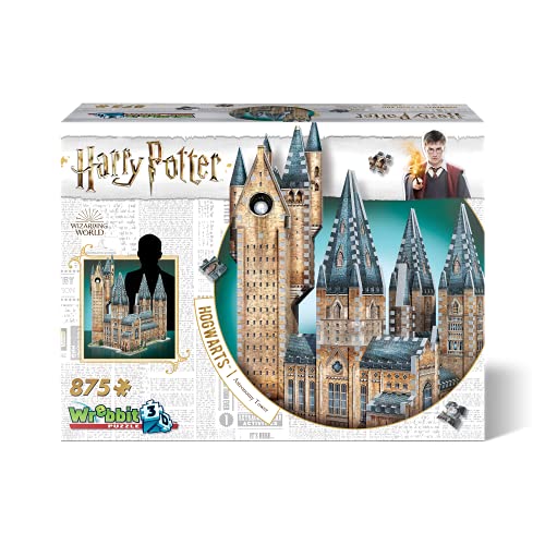 Wrebbit 3D-La Torre de la Astronomía de Hogwarts Harry Potter Puzzle 3D, Multicolor (W3D-2015)