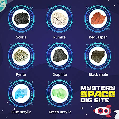 WULAU 8 In 1 National Geographic Archaeology Kit Planet Earth Block, Gemstone Digging Kits Toys for Boys and Girls, Lost City Great Science Excavation Kits for Kids