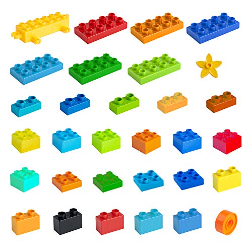 WYSWYG Grandes Bloques de Construcción para Niños , 240 Piezas Classic Ladrillos Grandes , Compatible con Todas Las Grandes Marcas, Niños y Niñas 2 3 4 5 años