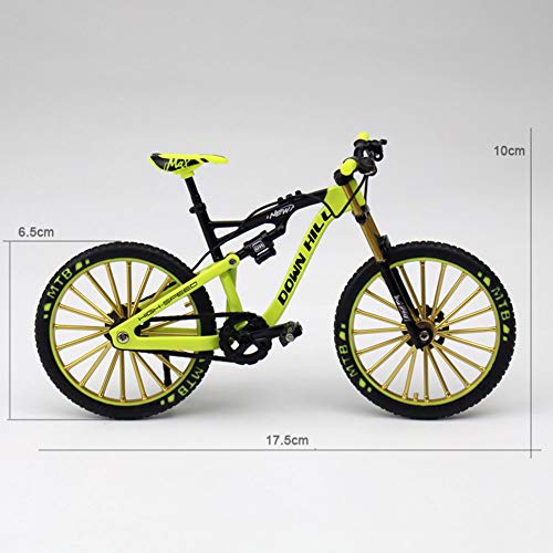 XHXseller Mini Bicycle Finger Toy, Mini Bicycle Toy Alloy Finger Mountain Bike Bicycle Model Ornaments- Zinc Alloy( 17.5 x 10 cm)