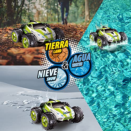 Xtrem Raiders Aqua Ranger, Niño Y Niña, Coches Teledirigidos para Niños, Radio Control RC, Anfibio, Gira 360º, Ruedas Off-Road, Regalos Divertidos (XT180735)